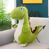 Kustom besar lucu Tyrannosaurus Rex dinosaurus mainan mewah PP kapas diisi bantal tidur kain boneka hadiah ulang tahun penghilang stres