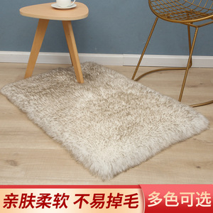Alfombra Shengxi Cuadrada, Suave y Esponjosa, de Color Sólido 94549916, Lavable a Máquina, Limpieza Localizada, para Interiores, Dormitorio, Uso Doméstico - Product Image 5