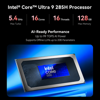 Nuevo Mini PC Soayan con SSD, Intel Core Ultra 9 285H, IA, DDR5, WiFi 6, Triple Pantalla, OEM, ODM, Directo de Fábrica