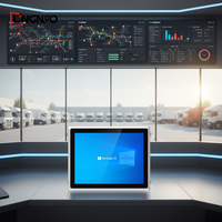 LN Guangdong - Panel PC Industrial Resistente de 15 Pulgadas para Vehículos, Procesador Intel Core Serie I, Pantalla Táctil para Gestión de Flotas