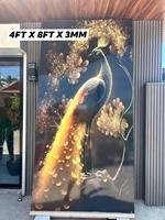 Panneau mural 3D en PVC effet marbre, imperméable et résistant aux UV, pour salle de bain, entrepôt, salle à manger, maison et villa, usage intérieur
