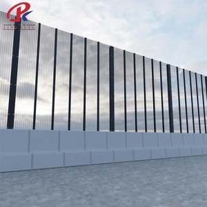 Clôture anti-escalade en PVC 358 pour la <span class=keywords><strong>d</strong></span>éfense des frontières et les lignes de trains à grande vitesse/le tramway, zone restreinte de l'aéroport, isolation en maille - Product Image 4