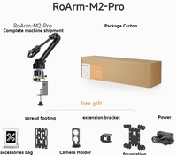 Brazo Robótico ZYSY Raspberry PI 5 con ESP32, Mecanismo de Dirección Ro-M2-S, Código Abierto para Educación en Programación DIY 2-Pro