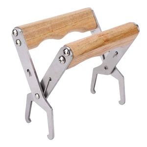 Soporte de marco de colmena de <span class=keywords><strong>abeja</strong></span>, elevador de bazo de panal, agarre de captura, Clip de colmena preciso, herramienta de marco de apicultura de ajuste de acero inoxidable - Product Image 1