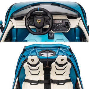 Vente chaude d'usine sous licence Lamborghinii Sian enfants monter sur la <span class=keywords><strong>voiture</strong></span> gros jouet 555 # moteur 24V alimenté par batterie 2 places <span class=keywords><strong>voiture</strong></span> électrique - Product Image 4