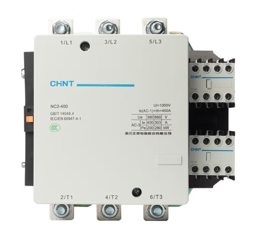 CHNT Power Contactor NC2 Series 3P NC2-800 110V 127V 220V 380V 115A 150A 185A 225A 265A 330A 400A 500A 630A 800A AC Contactor