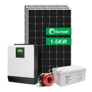 Sunpal Wohn Off Grid Solar Energy System Home 5KW 4KW 3KW 2KW 1KW