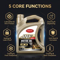 Huile moteur entièrement synthétique JNF 4L 5W-30 API SP pour voitures européennes, japonaises et américaines de luxe, lubrifiant en gros