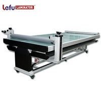 Laminateur à plat pneumatique manuel à format large LF1325-B4 certifié CE, 220V/110V, table d'application