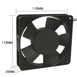 11025 שרוול נושאות קירור מאוורר עם 220V-240V AC 50/60Hz 23/21W עם 2 חוטים