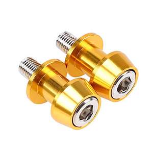 Clavo de elevación de motocicleta, carretes basculantes de aluminio, soporte deslizante, tornillo, fábrica, Color personalizable - Product Image 1