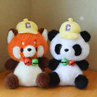 Lindos Peluches de Animales con Gorro y Campana - Peluches Suaves de Varios Estilos para Premios de Máquinas de Garras |   Venta al por Mayor Directa de Fábrica