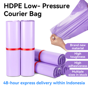 Sac d'expédition RUIQI en polyéthylène violet basse pression, résistant aux déchirures, recyclable, sac de livraison en plastique, sac postal - Product Image 1