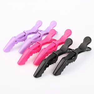 Wholesale OEM Private Label Salon Accessories Plastic Alligator Hair Clip Crocodile Hair Clips For Sectioning