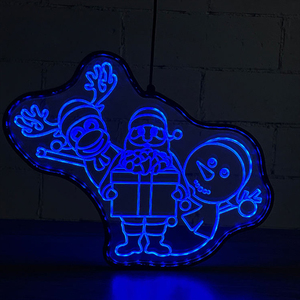 <span class=keywords><strong>ไฟ</strong></span>ตกแต่งคริสต์มาสแบบใหม่ ดีไซน์ RGB เปลี่ยนสีได้ ป้ายอะคริลิคเรืองแสง ป้าย<span class=keywords><strong>ไฟ</strong></span>นีออน - Product Image 1