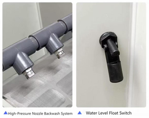 Écran de tambour d'aquaculture avec filtre à tambour durable à contre-lavage automatique pour systèmes marins et d'eau douce - Product Image 5