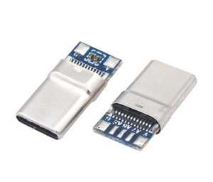 Conector USB Tipo C de 16 Pines Macho para PCB, Conector USB de Alta Conectividad - Product Image 1