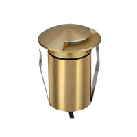 Lumière LED encastrée en cuivre/verre, éclairage unilatéral, étanche IP67, 4W/6W RGBW, dimmable, pour marches et jardins sous-marins