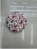 Specchio da Parete Rotondo Boho Decorativo con Cornice in Vetro per Interni Domestici - Product Image 3