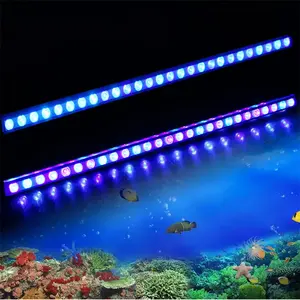 2023新しい厚いアルミニウム水生サンゴ礁タンクライト海水マリンIP65防水LEDフルスペクトル水族館ライト