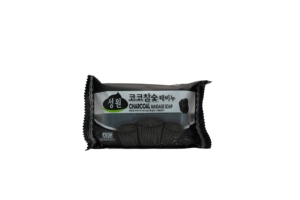 Savon exfoliant pour le visage et le corps avec poudre de charbon pour un nettoyage en profondeur - Product Image 2