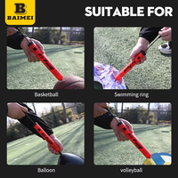 Pompe à ballon bidirectionnelle BAIMEI en ABS et PP, haute résistance, spéciale pour le football, le soccer et le basketball