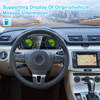 Layar Digital Cluster LCD Dashboard Mobil 10.25 Inci Baru, Speedometer Virtual Cockpit Ghost Screen untuk Volkswagen VW Polo 2009 2016