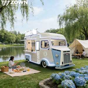 Carrito de Comida Móvil Eléctrico con Batería, Camión de Venta para Café, Crepas, Hot Dogs, Snacks, Puesto de Calle con Diseño Interior Personalizado - Product Image 1