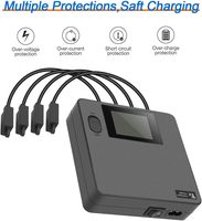 Chargeur de batterie multiple pour DJI Mavic Air 3, hub de charge de batterie avec écran LCD pour batteries DJI Air 3 et télécommande