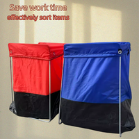Le sac de tri en toile à code couleur simplifie la classification des déchets ménagers