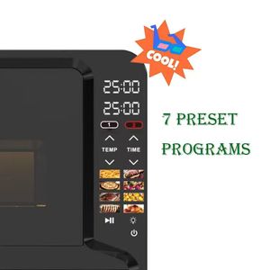 2025OEM ODM Friteuse à air numérique moderne 2025 Double chauffage Double pile multifonction sans huile Smart Plastic Household Electric - Product Image 4