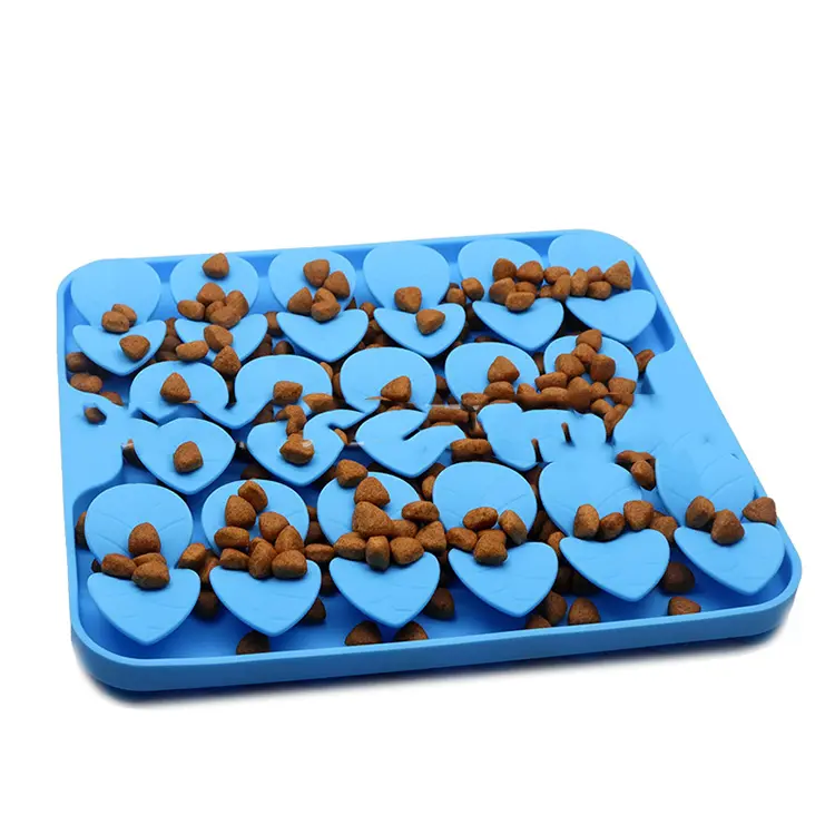 Pet Supplier Silicone Placemat Non Slip Dog Slow Feeding Toy Waterproof Feeding Snuffle Mat For Dogs