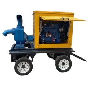 ปั๊มน้ำสำหรับการเกษตรแบบเคลื่อนที่สำหรับงานหนัก OEM 20 แรงม้า 40 แรงม้า ขนาด 6 นิ้ว สำหรับควบคุมน้ำท่วมและระบายน้ำ รถบรรทุกปั๊มน้ำสำหรับงานหนัก - Product Image 6