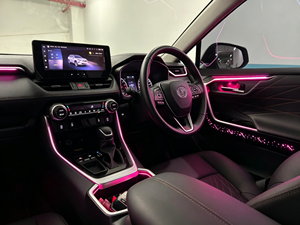 Kit d'éclairage d'ambiance intérieur pour voiture à conduite à droite (RHD) Toyota RAV4 Wildlander 2020-2024, symphonie de 64 couleurs, <span class=keywords><strong>LED</strong></span> RGB - Product Image 4