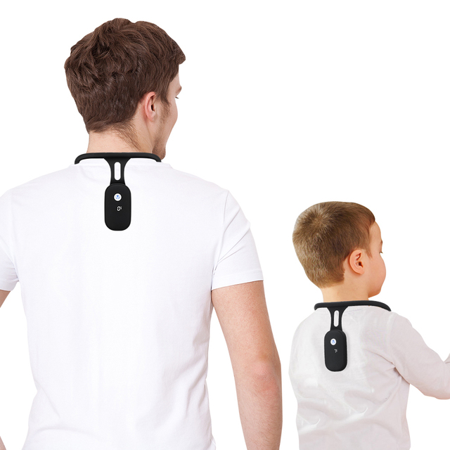 Silicone Smart Reminder Posture Corrector Intelligent Adjustable and Portable Correction Device for Adults and Children