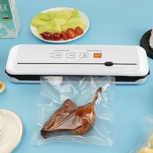 Yumyth Vacuum Sealer Machine with Built-in Cutter Power Vac Air Sealing Machine for Food Preservation Dry & Moist Sealing modes