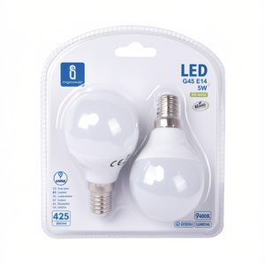 Bombillas LED A5 G45 de bajo consumo, 5W E14 6400K, nuevas, 2 unidades - Product Image 2