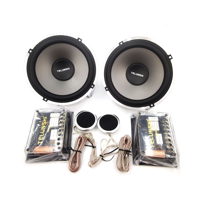 Full Range 2-Way 6.5\" Car Audio System Crossover Door Speaker Components Car Sound Component Subwoofer