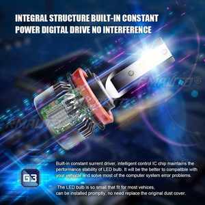 Par de bombillas LED para faros delanteros de coche, 120W, 6000K, color blanco, 20000LM, DC 9V-32V, lámpara LED para coche, IP68, resistente al agua, H7/H11 - Product Image 5