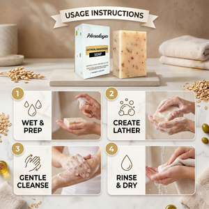 Jabón Corporal <span class=keywords><strong>Artesanal</strong></span> de <span class=keywords><strong>Avena</strong></span> al por Mayor, Hidratante y Nutritivo con Aceite de Oliva, Limpieza Suave y Calmante - Product Image 4