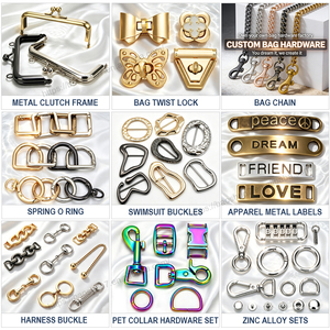 Mosquetón Redondo de Metal Grabado con Logotipo Personalizado, Cierre de Anillo en O, Gancho Abrible Dorado/Plateado para Llavero, Bolso, Herrajes para Manualidades en Cuero - Product Image 6