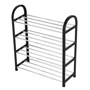 Modern Multi Layer Indoor Shoe <b>Rack</b> Simple Multifunctional <b>Plastic</b> Shoe <b>Rack</b> Vertical Space Saving Multi Layer for Storage <b>Rack</b> - Product Image 3
