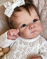 Poupée Reborn réaliste de 19 pouces en vinyle souple, jouet pour enfants, cadeau, vente en gros, personnalisable