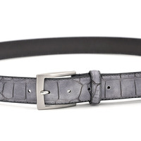 Fournisseur de la Chine en gros ceintures en cuir PU gaufré style décontracté boucle de ceinture motif crocodile ceinture pour hommes jeans