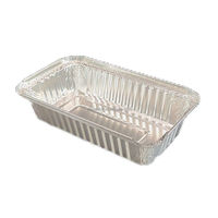 Barquette jetable en aluminium rectangulaire pour repas en vol destinée aux services de restauration aérienne commerciale et aux opérations de traiteur aérien