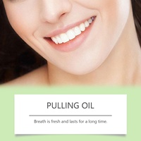 WOODSLEEP Bain de bouche à l'huile de coco et à la menthe pour une haleine fraîche, soins dentaires quotidiens, antibactérien et prévention de la plaque dentaire