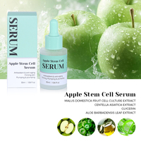 Soin de la peau apaisant à l'hamamélis virginiana et aux polypeptides, sérum anti-âge anti-rides aux cellules souches de pomme, marque privée