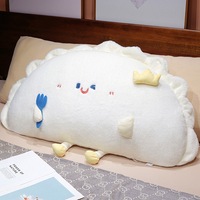 Coussin en peluche géant en forme de boulette de ravioli, motif dessin animé, coussin de lit, coussin d'intérieur, cadeau d'anniversaire original, jouets promotionnels en gros