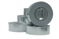 Ruban adhésif en aluminium ignifuge personnalisé en fibre de verre, PVC, PE pour systèmes CVC, fabriqué en Chine, vente en gros