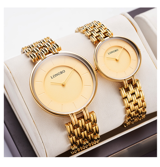LONGBO   Brand New Black Simple Watch Women Fashion Casual Watch Girls Female Clock Style Ladies Gold Wrist Watches